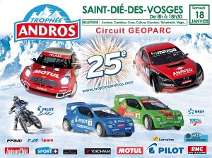 trophee andros, course sur glace, circuit geoparc, glace,